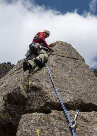Klettern an der Napes Needle im Lake District