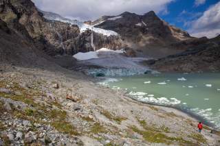 Eisbrüche des Vedretta di Fellaria Orientale
