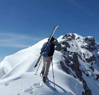 Skitour auf die Steinkarspitze, Foto: pixabay/Simon Steinberger